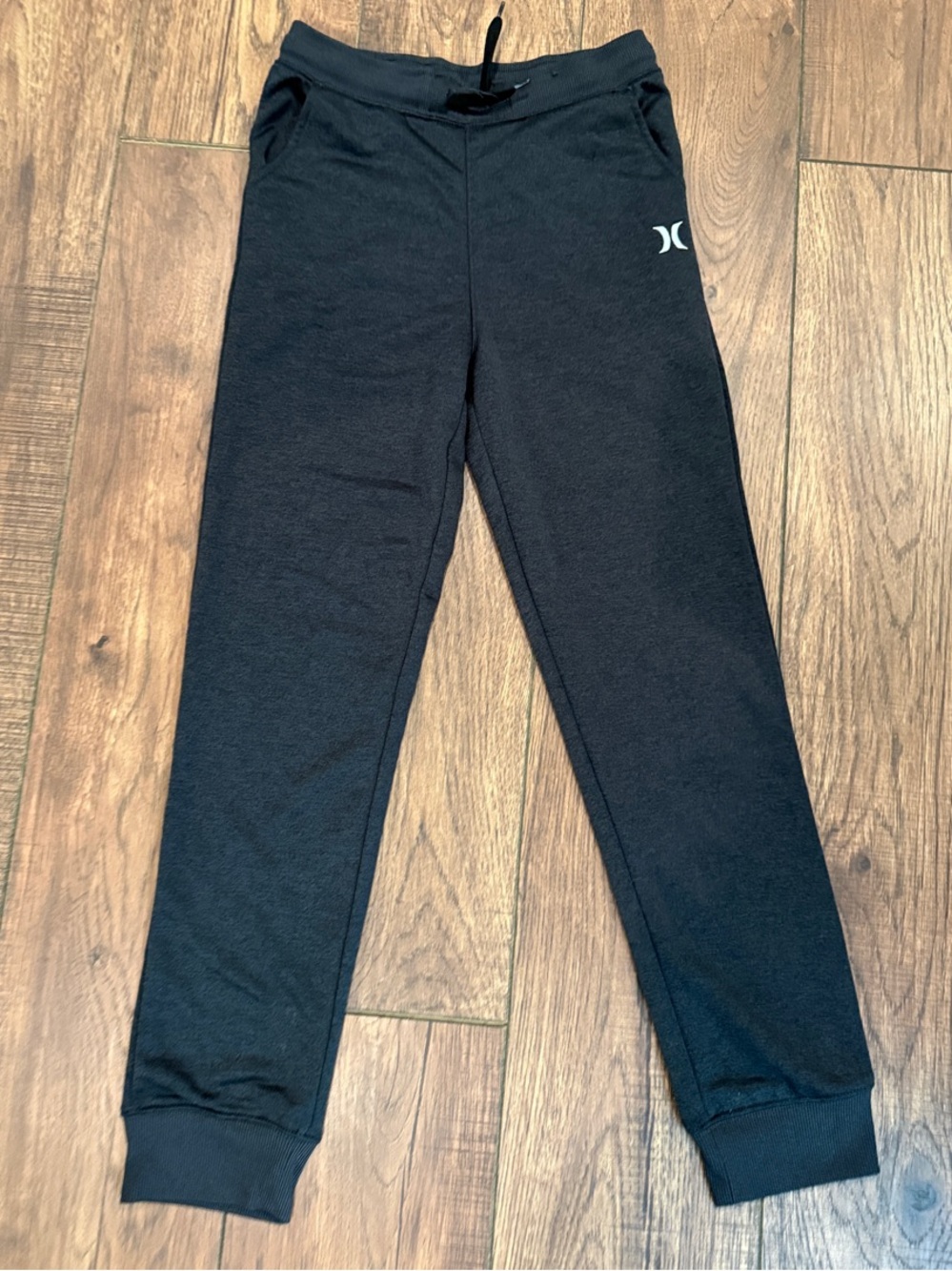 Hurley Charcoal Grey Kids Jogger Sweatpants with Logo